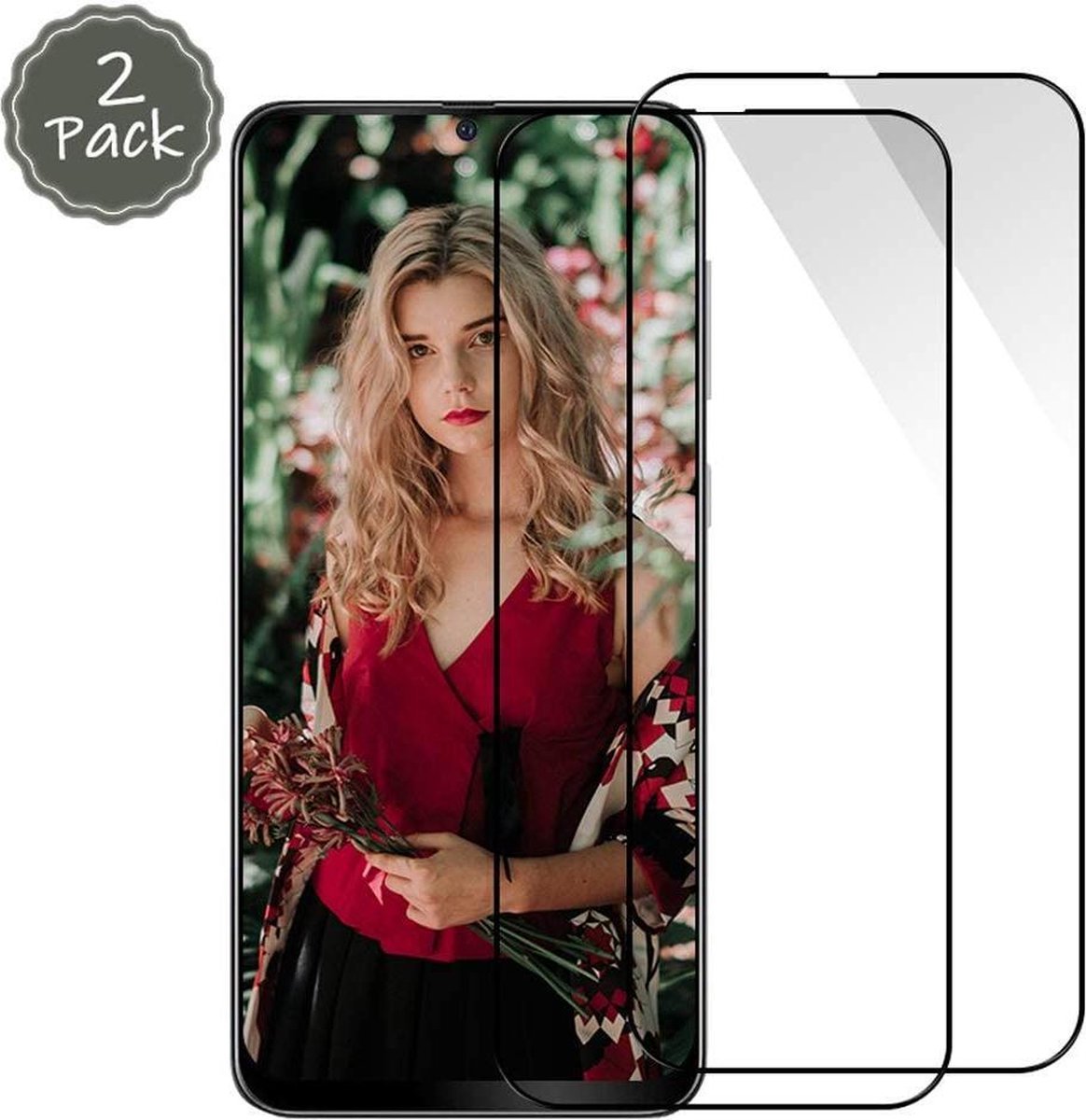 Volledige Screenprotector Glasplaatje Geschikt voor: Samsung Galaxy S10 Lite (2020) Glazen Gehard Full Cover Volledig Beeld Tempered Glass 1X