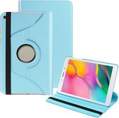 Tablet Hoes Case Cover Geschikt Voor: Samsung Galaxy Tab A 8.0 inch 2019 T290 - 360° draaibaar - Lichtblauw