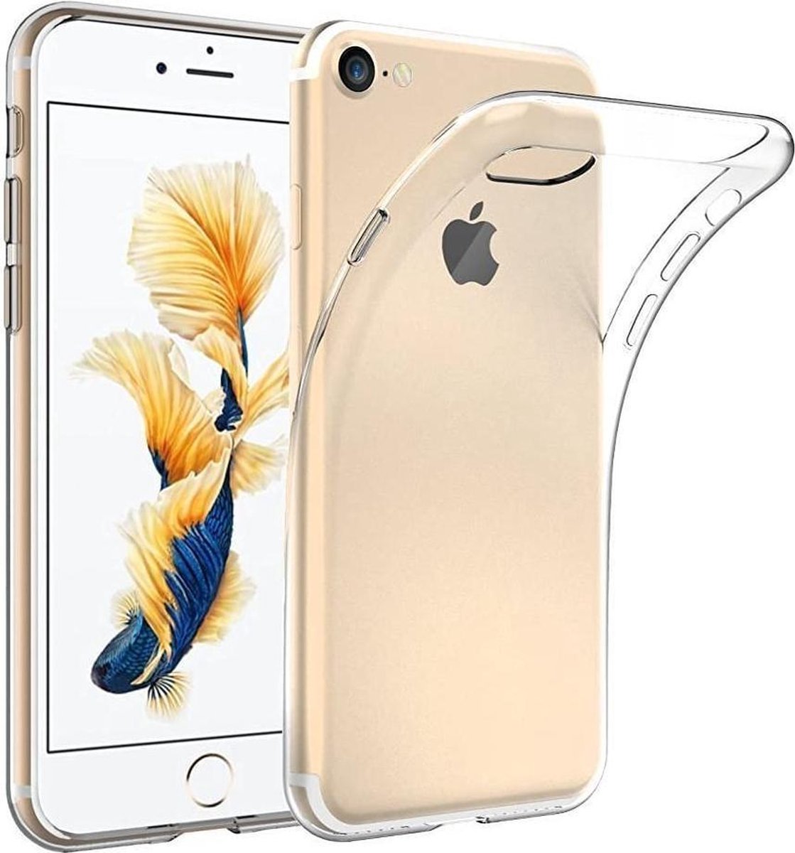 Silicone Hoesje Geschikt voor: iPhone SE 2020 / 7 / 8 - Soft Silicone - Transparant
