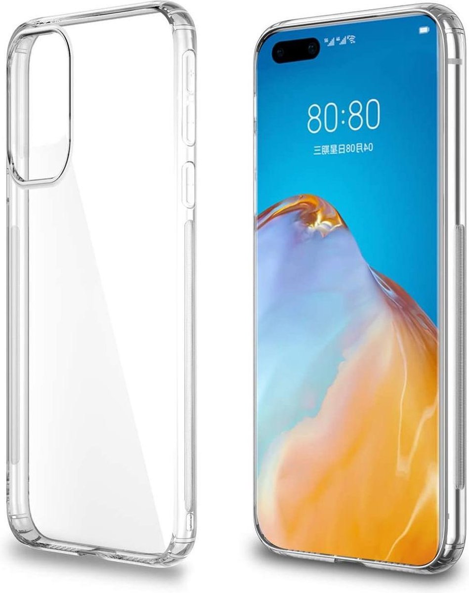 Hoesje Geschikt voor: Huawei P40 - Silicone - Transparant