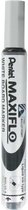 Viltstift Pentel MWL5 Maxiflo whiteboard zwart 1mm | 12 stuks