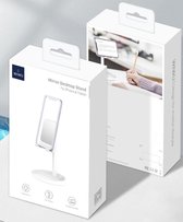 Wiwu - Universele Telefoonhouder met spiegel - Ergonomisch design - Geschikt voor telefoon & tablets - Wit