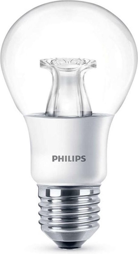 Philips Led Lamp E27 6W 470lm Kogel Helder Dimbaar