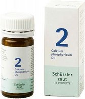 Schussler zout Pfluger nr 2 Calcium Phosphoricum D6 100 Tabletten Glutenvrij
