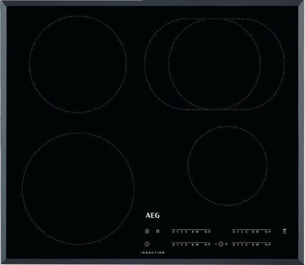 AEG IKB64410FB Zwart Ingebouwd 59 cm Inductiekookplaat zones 4 zone(s)