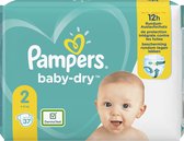 Pampers Baby Dry maat 2 mini (3-6kg) 37 stuks