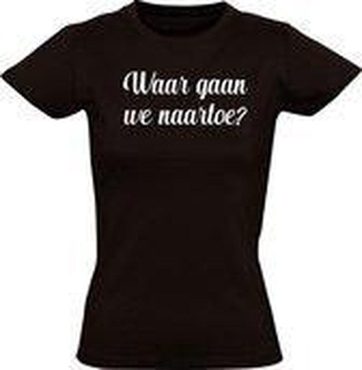Waar gaan we naartoe? dames t-shirt | grappig | festival | BFF | maat S |  bol.com