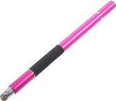 Universele Stylus Pen Met 3 Verschillende Tips - Disc Tip Soft Tip en Balpen Tip - Geschikt voor Telefoon Tablet en iPad - Roze