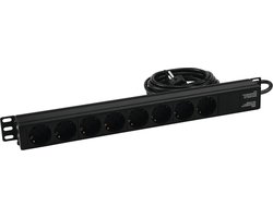 Eurolite R19-8 19 stroomverdeler 8-voudig 1 HE