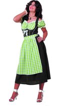 Lange dirndl jurk (grote maten) Eva