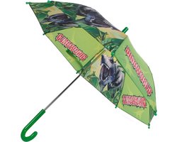 Dinoworld Kinderparaplu Jongens 70x60 Cm Polyester Donkergroen
