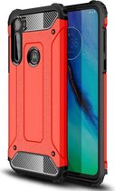 Motorola Moto G Pro Hoesje Shock Proof Hybride Back Cover Rood