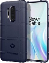 OnePlus 8 Pro Hoesje Shock Proof Rugged Shield Blauw