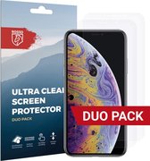 Rosso Ultra Clear Screen Protector voor Apple iPhone X Duo Pack