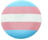 Zac's Alter Ego Badge/button Transgender Equality Flag Multicolours