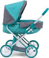 Milly Mally Poppenwagen alice prestige meisjes 67 cm mintgroen/grijs