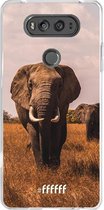 LG V20 Hoesje Transparant TPU Case - Elephants #ffffff