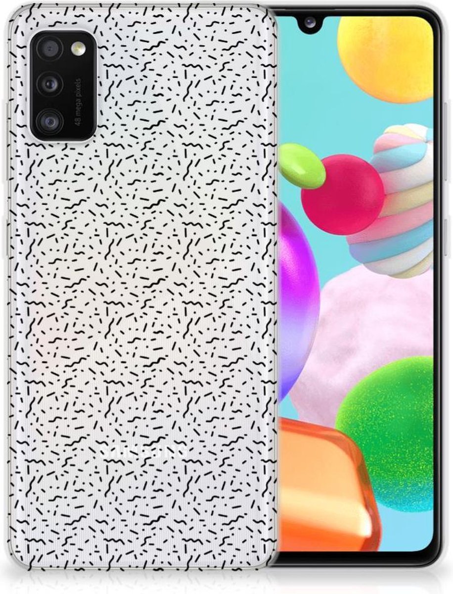 Samsung Galaxy A41 TPU bumper Stripes Dots
