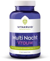 Vitakruid Multivitamine Nacht vrouw Voedingssupplement - 90 tabletten