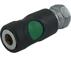 Composiet materiaal DN 7.4 Safety Luchtkoppeling Snelkoppeling met Drukknop G 1/4 inch Binnendraad - CLS7-F-C-SEP-014