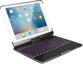 iPad 9.7 (2017/2018) Case - Bluetooth toetsenbord hoes - 360 graden draaibaar - Met toetsenbord verlichting - Zwart