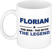 Florian The man, The myth the legend cadeau koffie mok / thee beker 300 ml