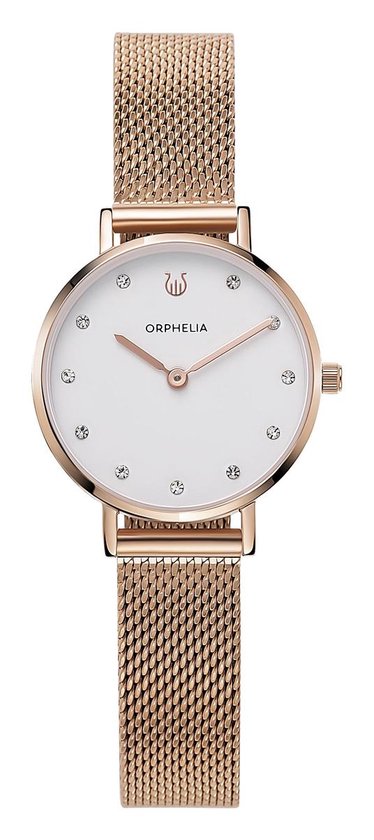 Orphelia Birdi OR12928 Horloge - Staal - Rosékleurig - Ø 28 mm