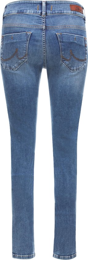 LTB MOLLY HIGH WAIST Yule Wash Mid Waist Super Slim Jeans Blauw Dames |  bol.com