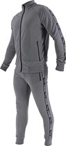 B-Keuze Trainingspak Kids/Volwassenen Grijs Slimfit Polyester  140