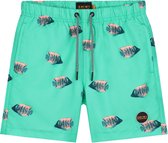 Shiwi Boys Swimshort Moonfish - mint groen - 140