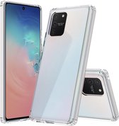 Voor Galaxy S10 Lite krasbestendig TPU + acryl beschermhoes (transparant)