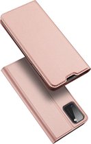 Dux Ducis - pro serie slim wallet hoes - Samsung Galaxy A41 - Rose Goud