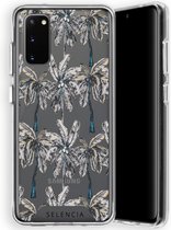 Selencia Zarya Fashion Extra Beschermende Backcover Samsung Galaxy S20 hoesje - Palmtree