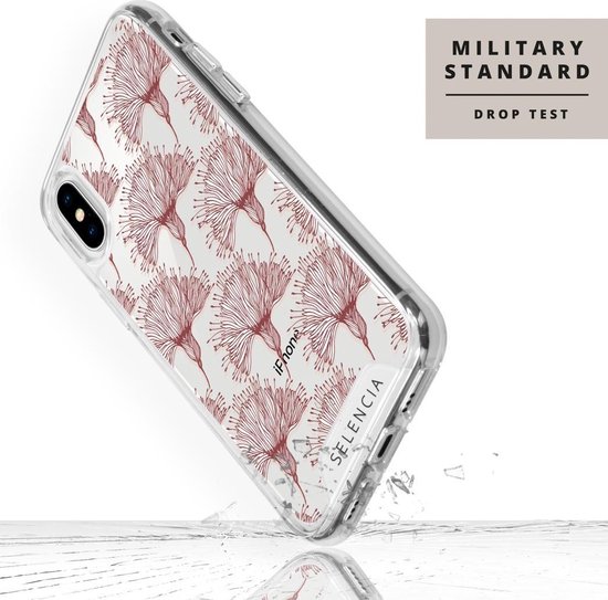 Bol Com Selencia Zarya Fashion Extra Beschermende Backcover Iphone Xs X Hoesje Flowers