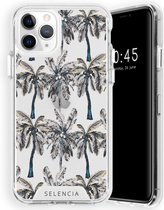 Selencia Zarya Fashion Extra Beschermende Backcover iPhone 11 Pro hoesje - Palmtree