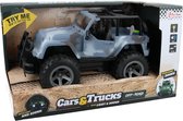 Toi-Toys Super Jeep Auto met Licht en Geluid Legergrijs