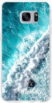 Samsung Galaxy S7 Edge Hoesje Transparant TPU Case - Perfect to Surf #ffffff