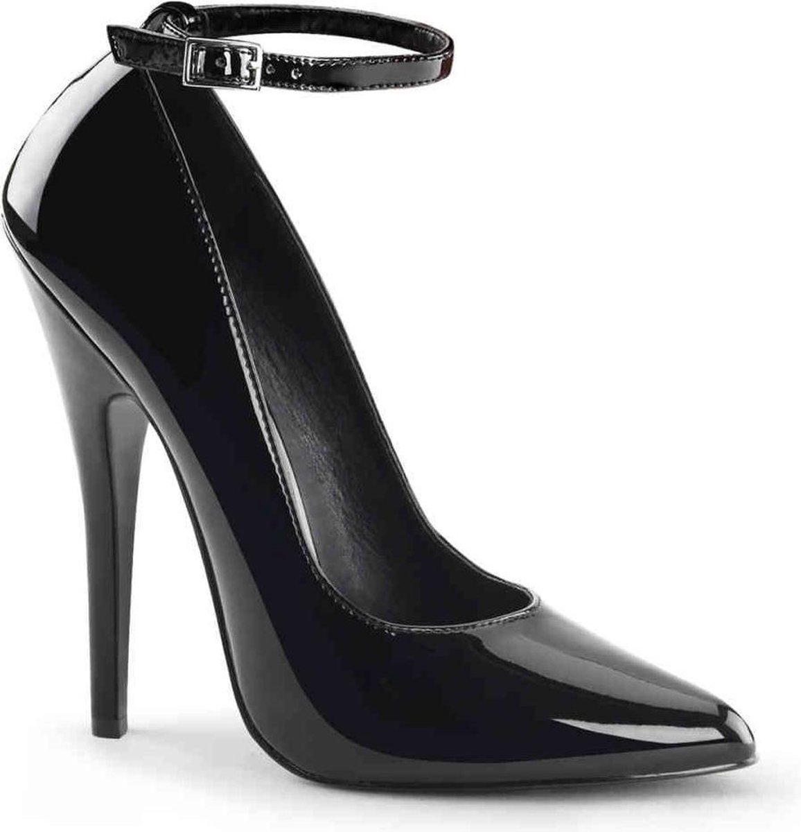 Devious - DOMINA-431 Hoge hakken - Paaldans schoenen - 42 Shoes - Zwart