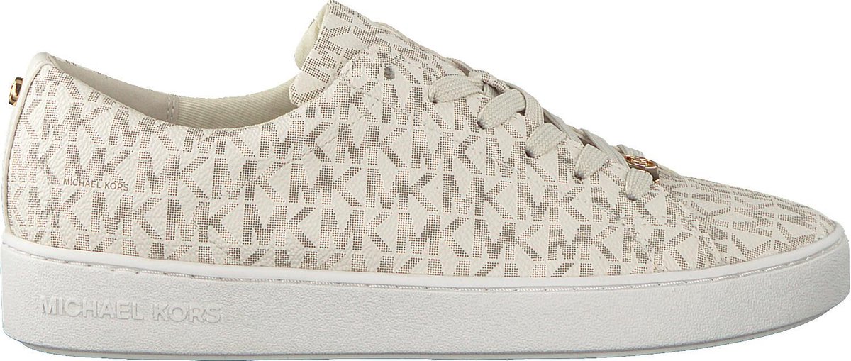 Michael Kors Keaton Lace Up Dames Sneakers - Vanille - Maat 37