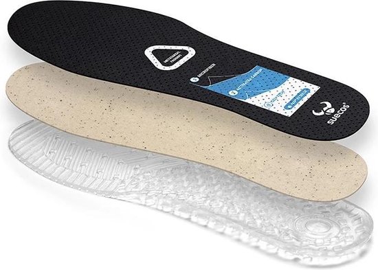 Suecos Professional Gel-Tech inlegzolen maat 39-42 - vermoeide voeten - zere voeten - schokabsorberend - sneldrogend - antibacterieel - thermoregulerend - ademend