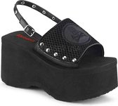 Demonia Plateau Sandaal -40 Shoes- FUNN-32 US 10 Zwart