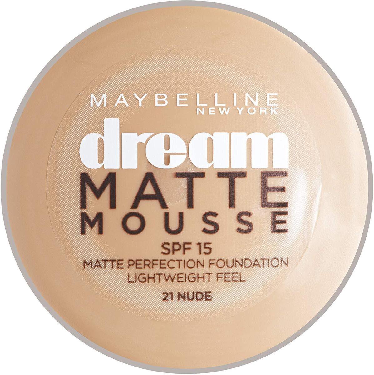 Maybelline Dream Matte Mousse Foundation - 21 Nude