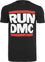 Urban Classics Run DMC Heren Tshirt -M- Run DMC Logo Zwart