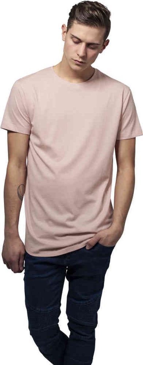 Urban Classics Shaped Long Heren Tshirt XL Roze