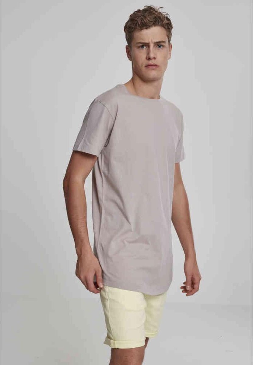 Urban Classics Shaped Long Heren Tshirt M Grijs