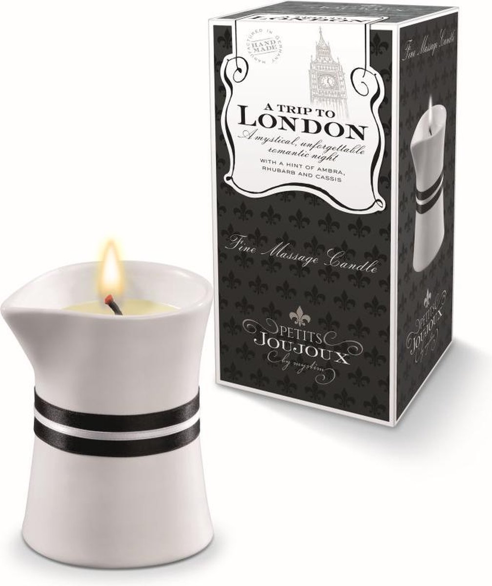 Goedkoopste Petits Joujoux Massagekaars London - 120 gr - Massageolie