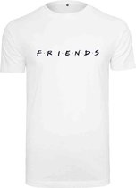 Urban Classics Friends Heren Tshirt -L- Friends Logo Wit