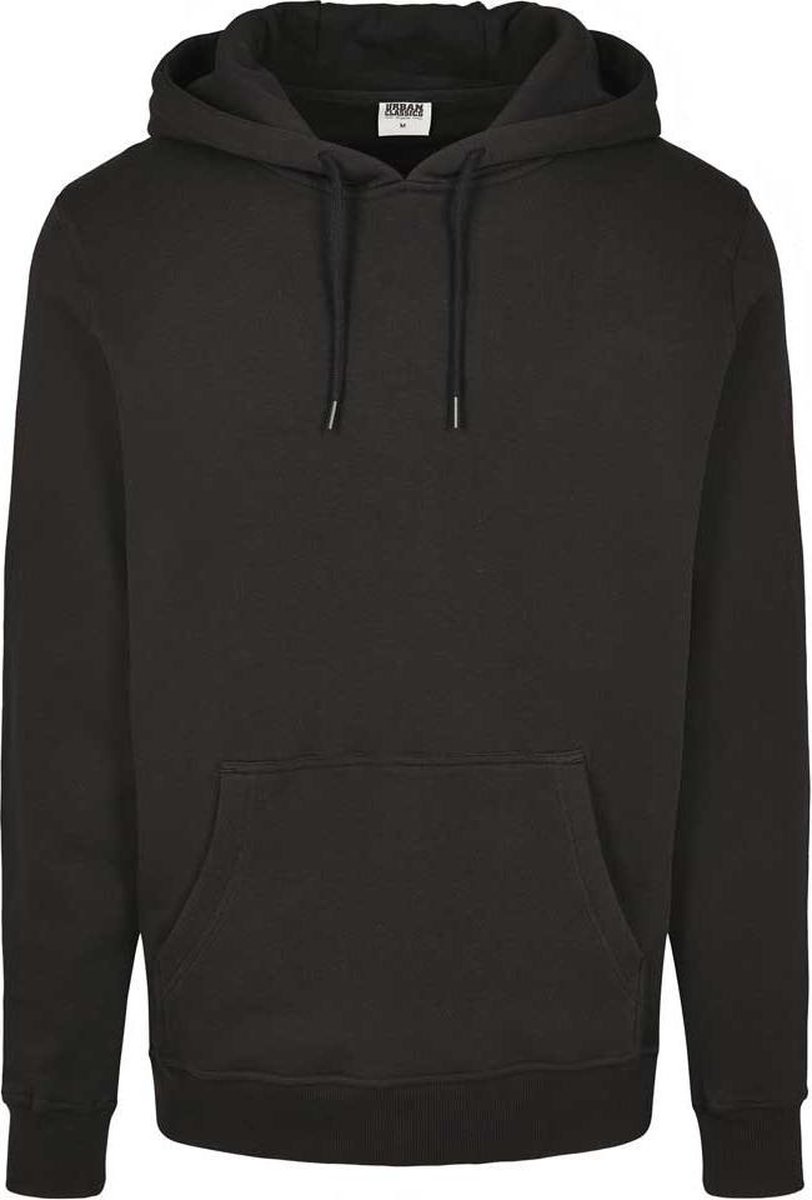 Urban Classics Organic Basic Hoody Heren Trui met capuchon – L Zwart