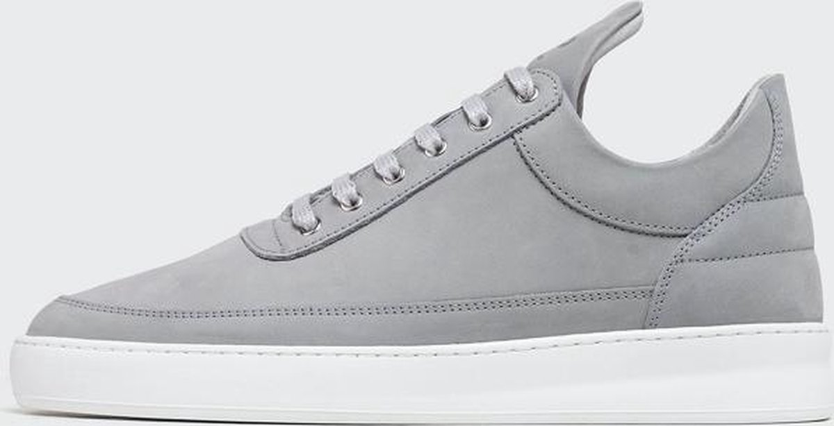 Filling Pieces Low Top Plain Nubuck Grey - Heren Sneakers - Maat 46 |  bol.com