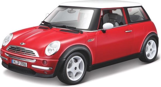 opladen Senaat opwinding Modelauto Mini Cooper rood 1:18 - speelgoed auto schaalmodel | bol.com